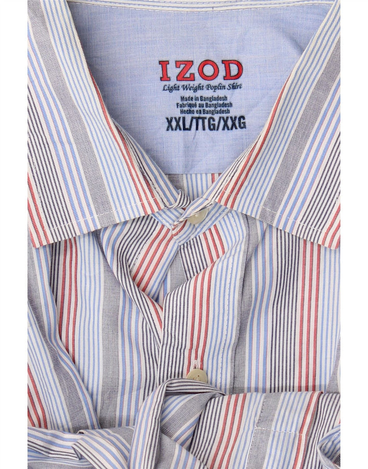 Camicia da uomo Izod 2XL a righe blu