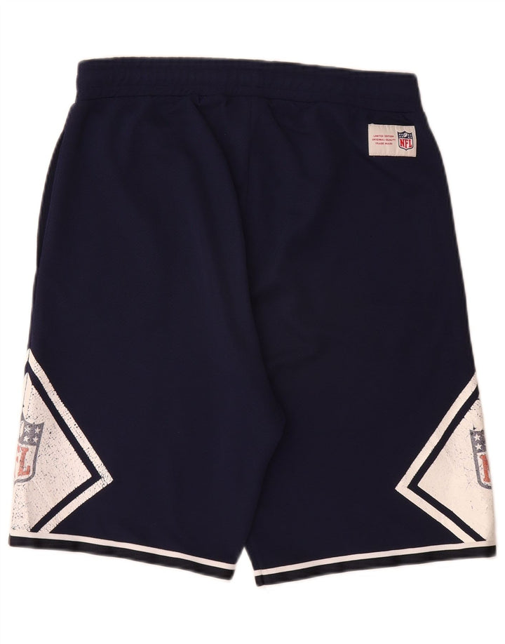 Pantaloncini sportivi grafici da uomo NFL color block medio blu navy