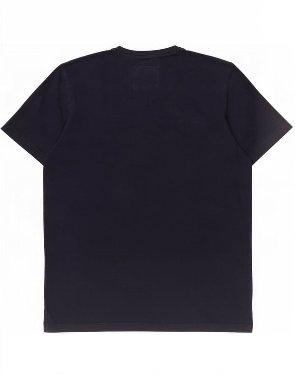 Crew Clothing T-shirt da uomo Top Large in cotone blu navy