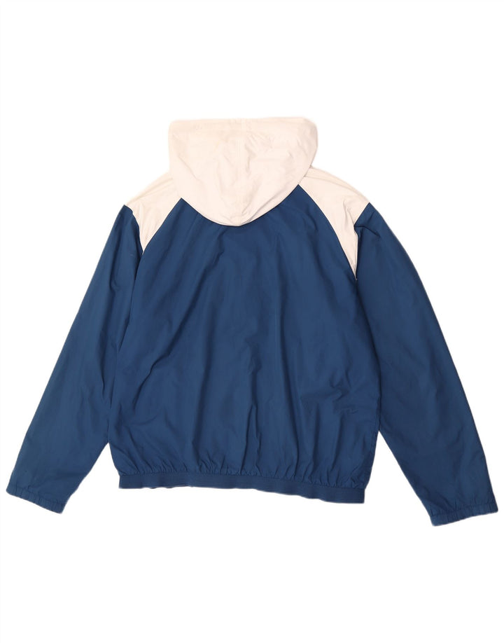 Giacca reversibile con cappuccio Nike da uomo UK 38 Poliestere color block blu medio