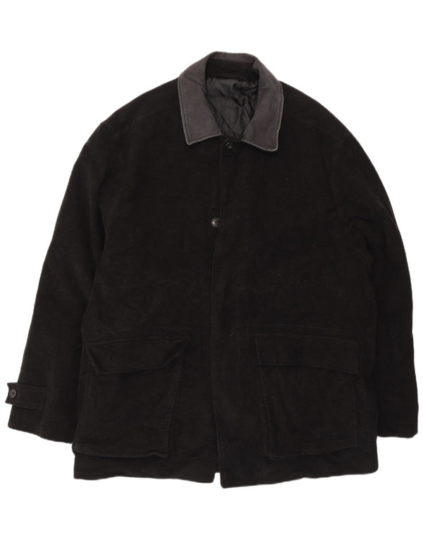 Cappotto da uomo Marks & Spencer UK 44 2XL Cotone nero