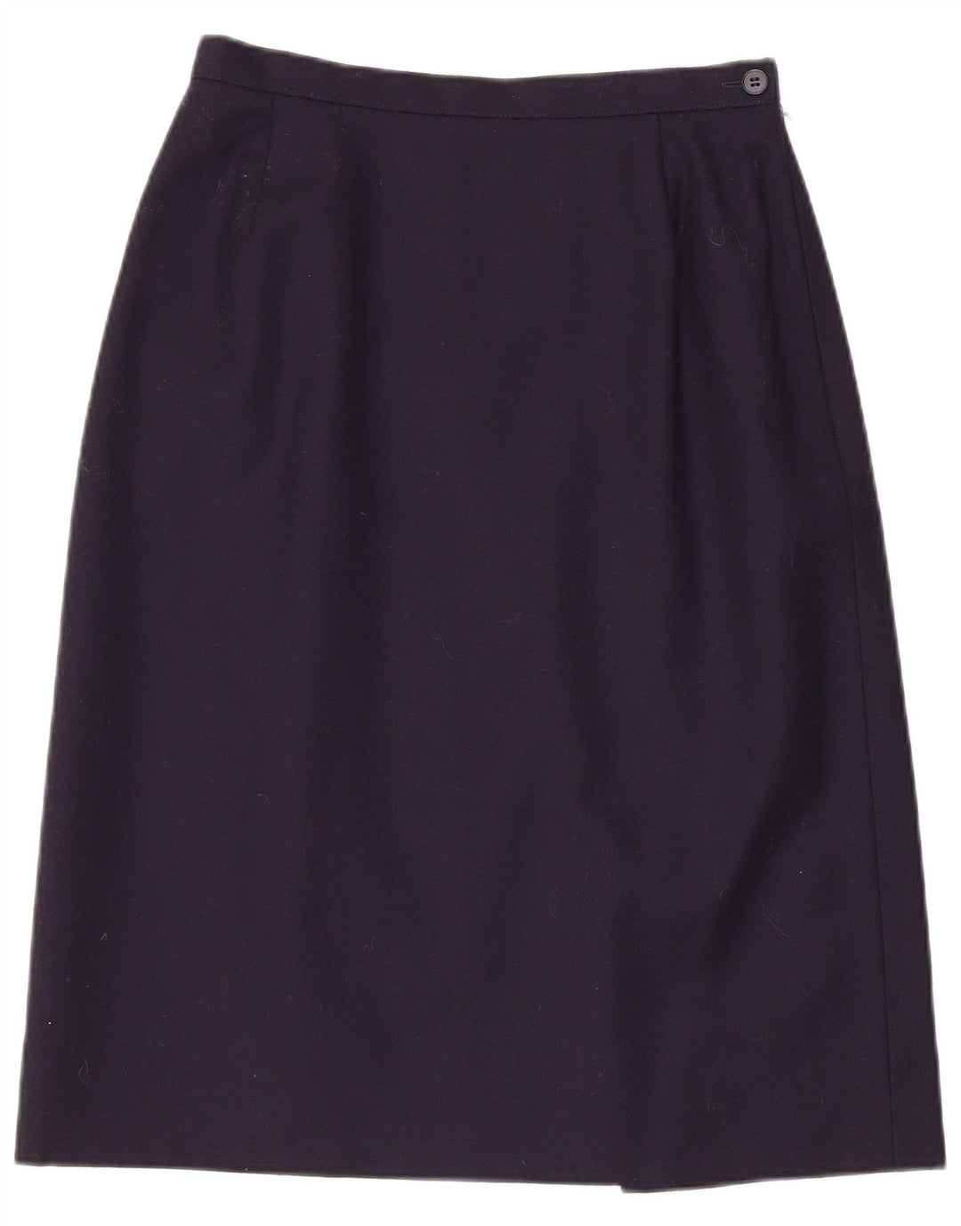 Gonna longuette da donna Windsmoor UK 14 media W27 blu navy in lana vergine
