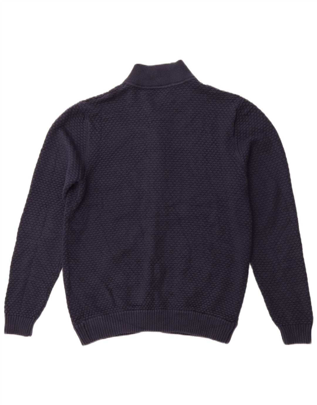 JACK & JONES Maglione cardigan da uomo grande in cotone blu navy