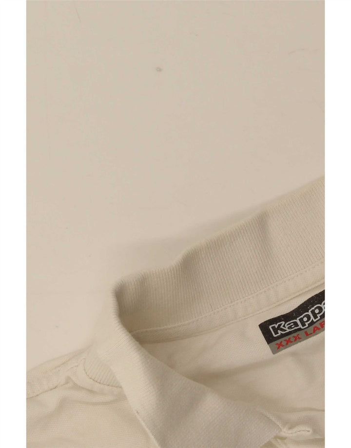 Polo Kappa Uomo 3XL Bianca