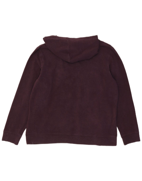 Gap Felpa con cappuccio grafica da donna UK 18 XL Cotone bordeaux