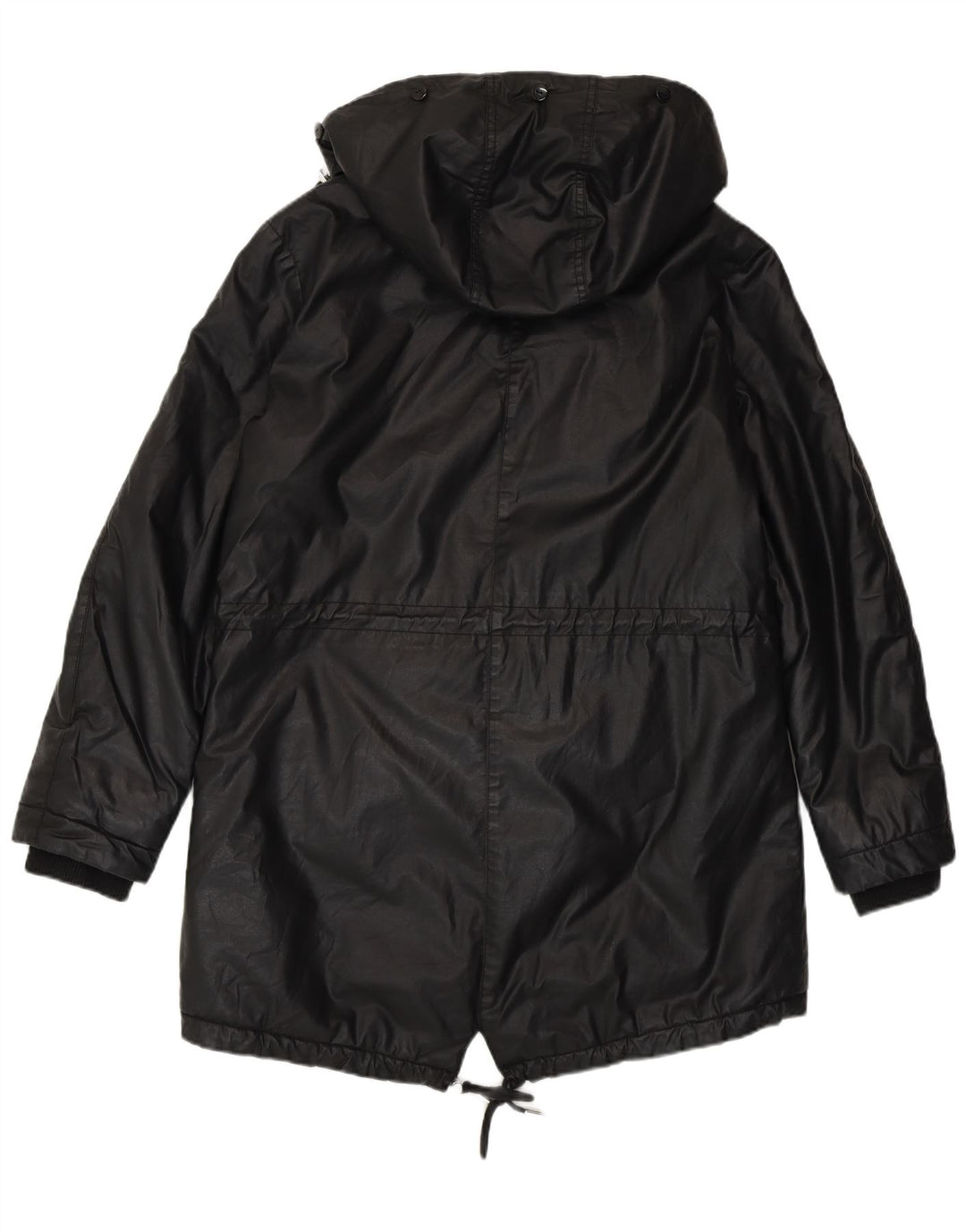 Giacca parka sherpa oversize da donna con cappuccio Whistle UK 10 piccola nera