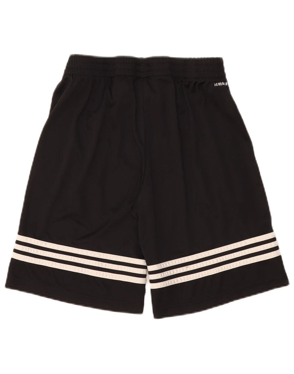 Pantaloncini sportivi ADIDAS Aeroready da bambino 15-16 anni in poliestere nero