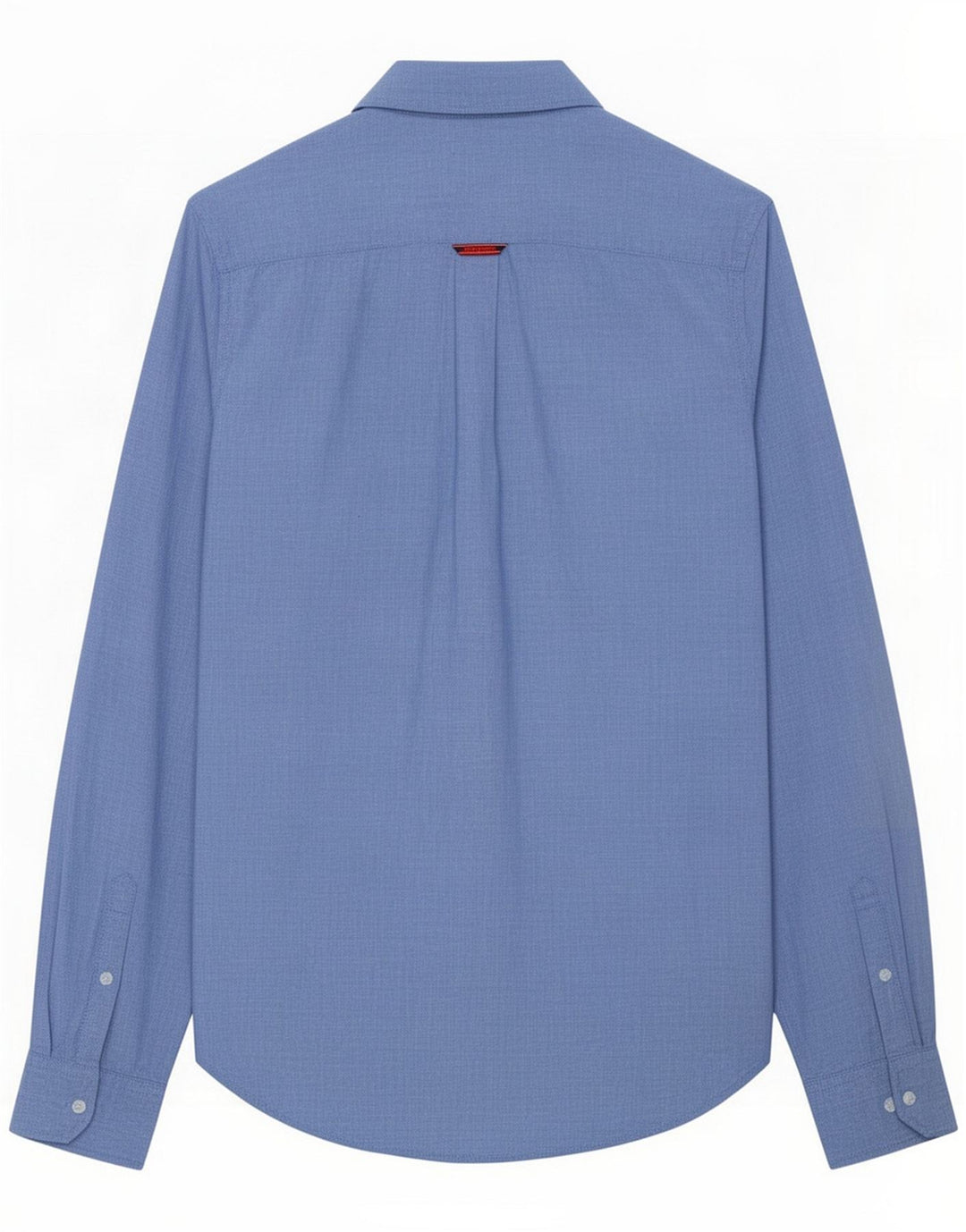 Camicia da uomo Superdry Lino screziato blu medio