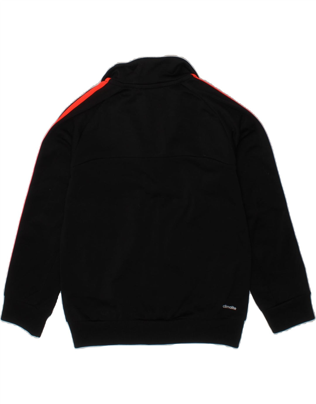 ADIDAS Girls Climalite Tracksuit Top Jacket 5-6 Years Black Polyester Vintage Adidas and Second-Hand Adidas from Messina Hembry 