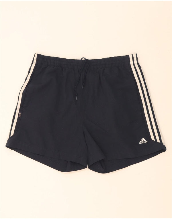Pantaloncini sportivi da uomo Adidas Large blu navy in poliestere