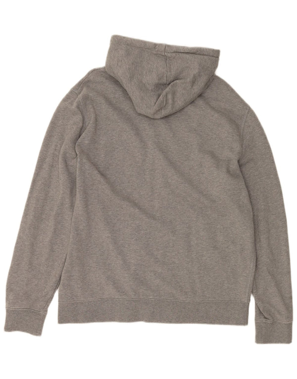 MARKS & SPENCER Mens Zip Hoodie Sweater XL Grey Cotton