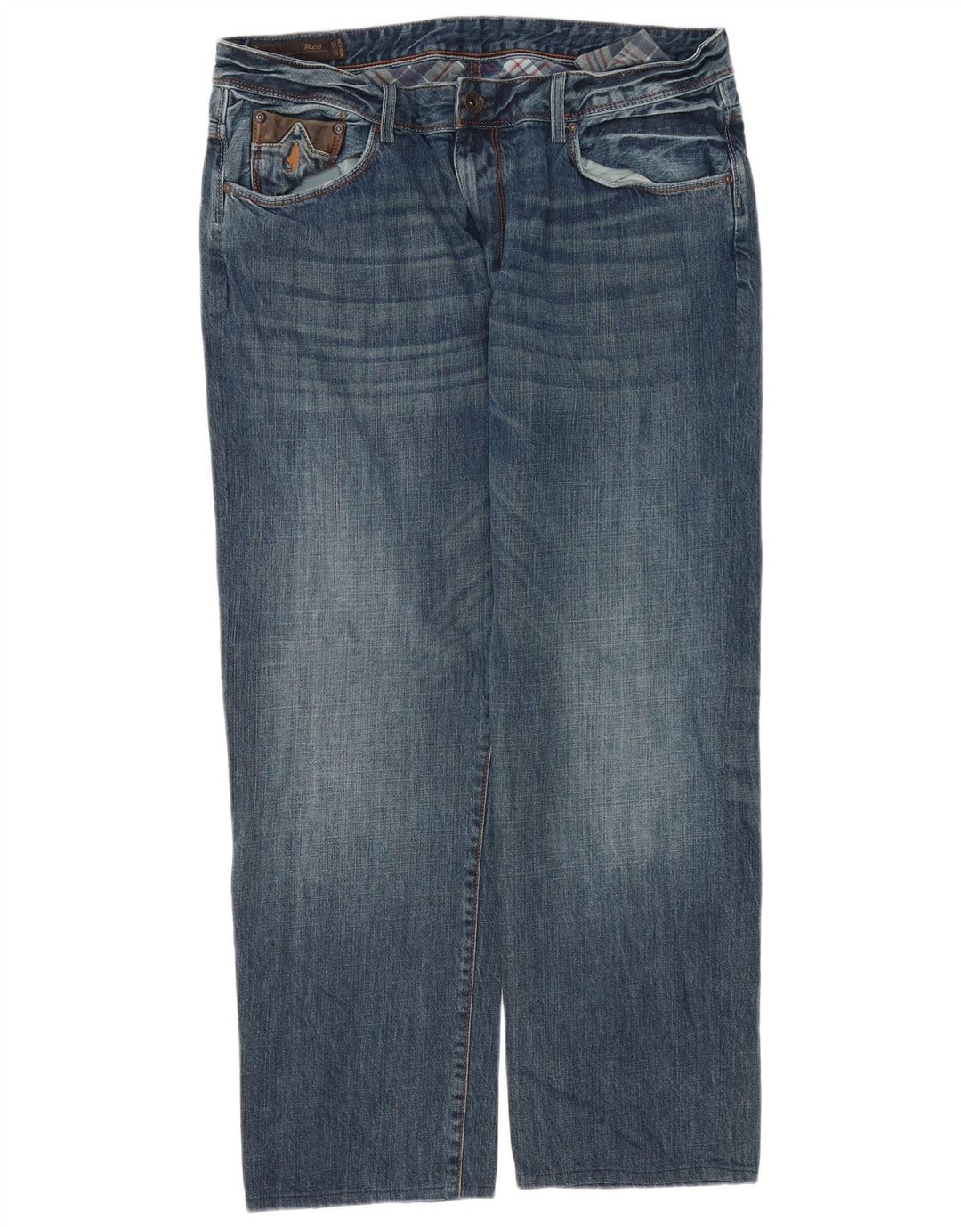 Jeans dritti da uomo Marlboro Classics W38 L29 cotone blu