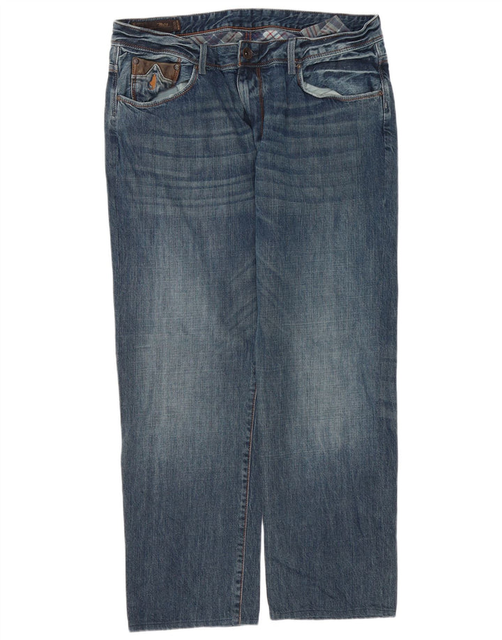 Jeans dritti da uomo Marlboro Classics W38 L29 cotone blu