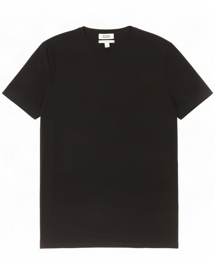 Cos T-shirt regolare da uomo Top piccola in cotone nero