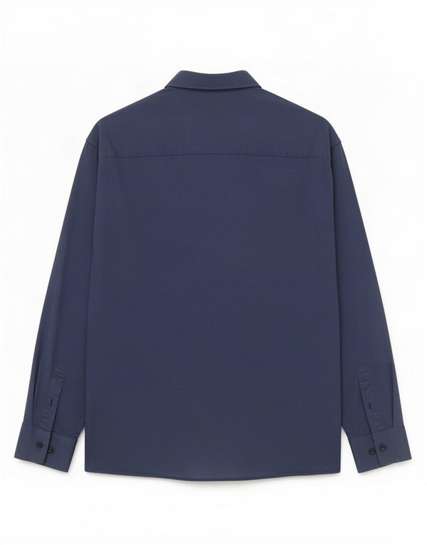 Camicia da uomo Calvin Klein taglia 44 XL cotone blu navy