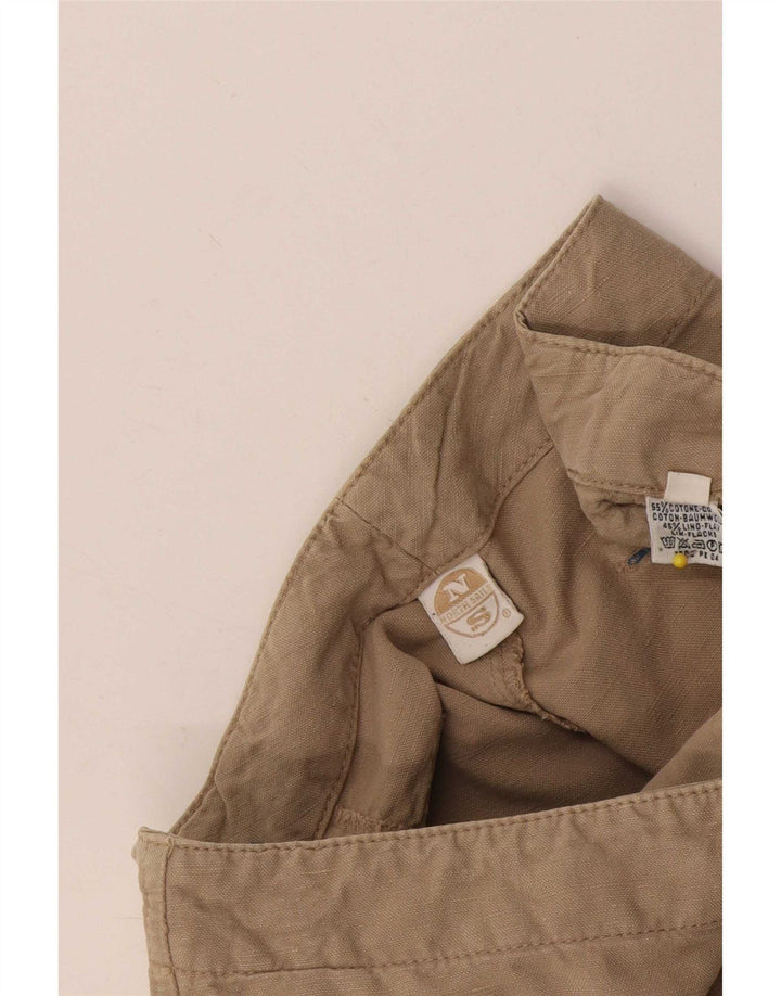 Pantaloni Capri da donna North Sails EU 40 Medium W30 L22 Cotone beige