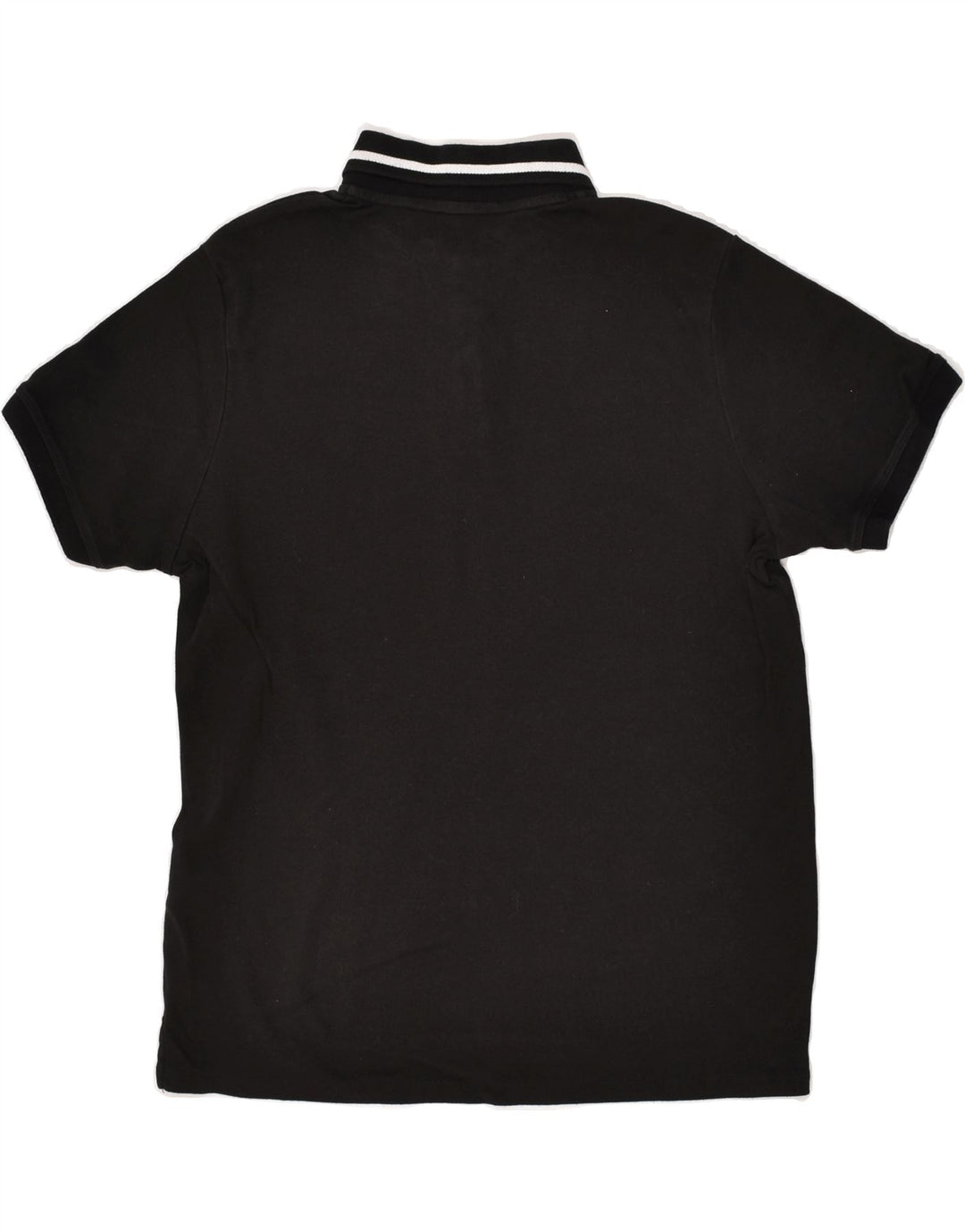 DKNY Mens Polo Shirt Small Black Cotton | Vintage Dkny | Thrift | Second-Hand Dkny | Used Clothing | Messina Hembry 
