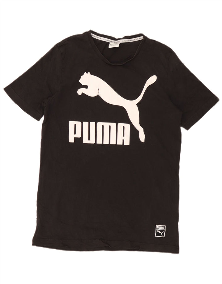 T-shirt grafica da uomo Puma Top Small Nera