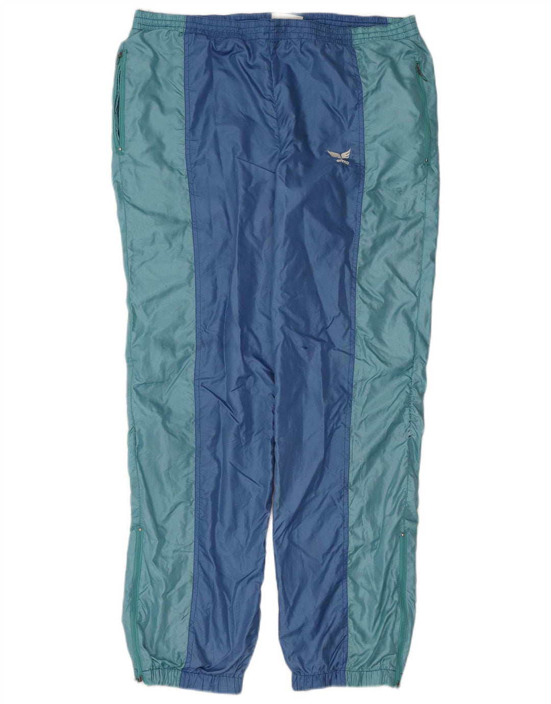 Pantaloni da tuta da uomo Erima Joggers Large Blu Colourblock in poliammide