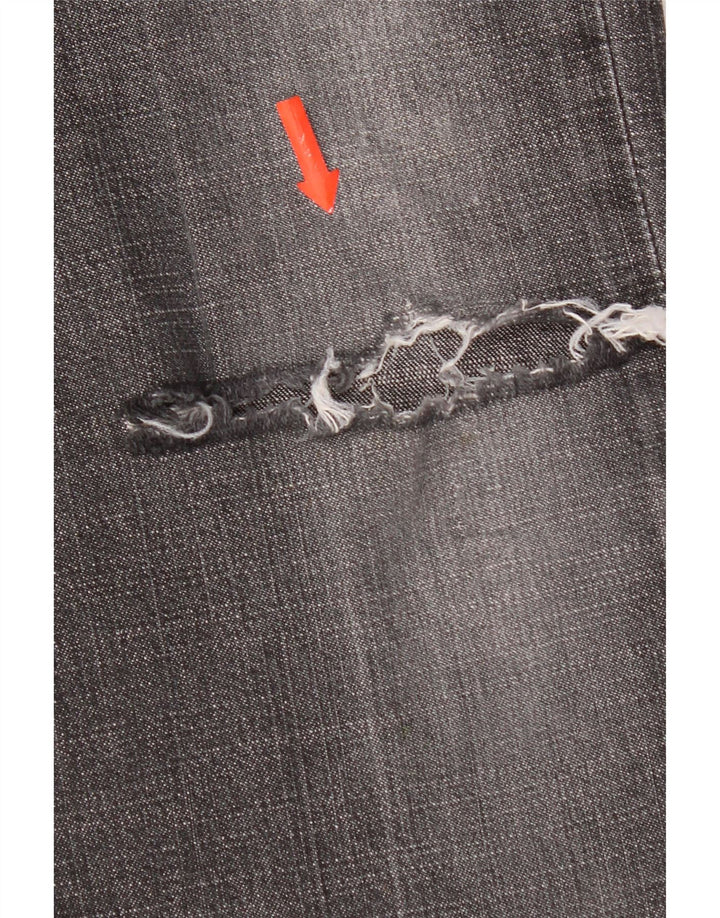 Levi's Donna 505 Jeans dritti effetto consumato US 6 Medio W30 L32 Grigio