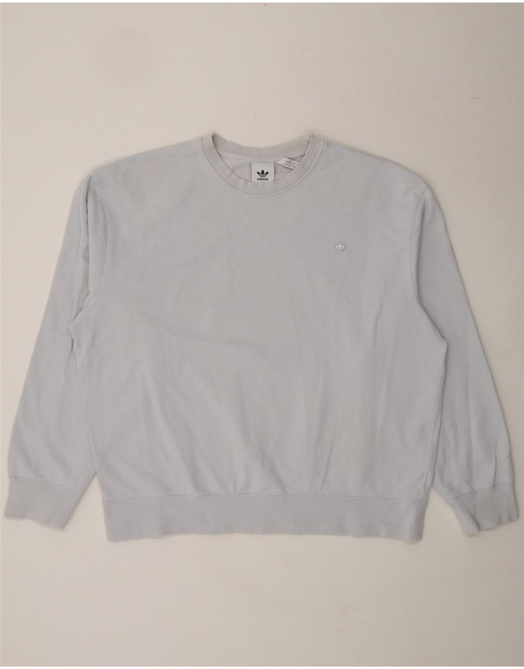 ADIDAS Mens Sweatshirt Jumper XL Blue Cotton Vintage Adidas and Second-Hand Adidas from Messina Hembry 