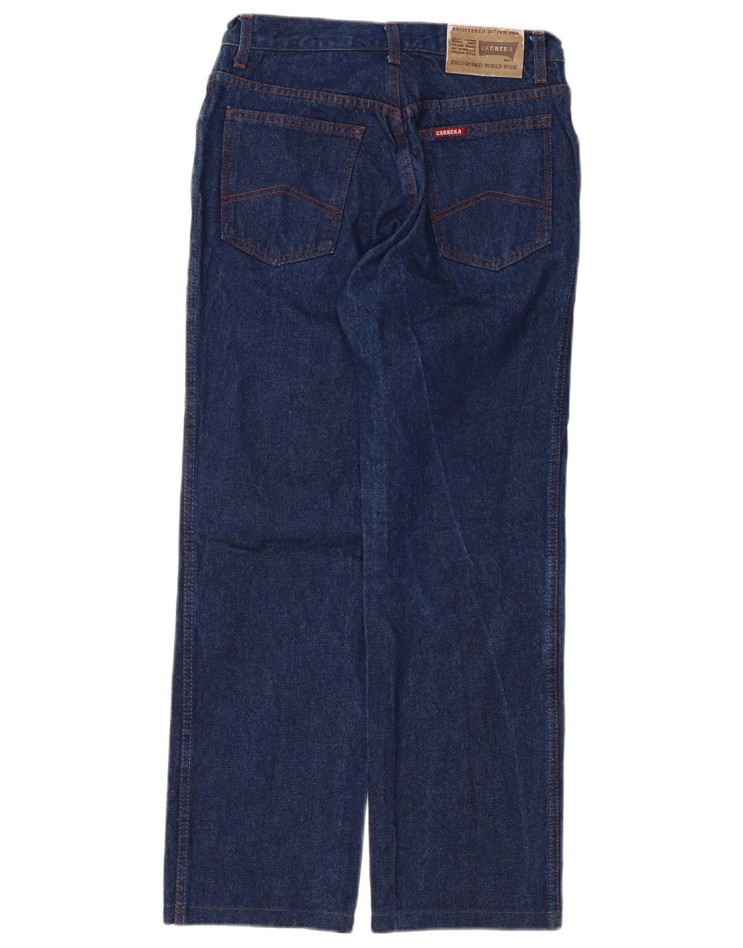 CARRERA Jeans dritti da uomo IT 46 Small W30 L28 Blu Cotone