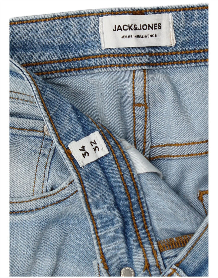 Jeans slim da uomo Jack & Jones W34 L30 cotone blu