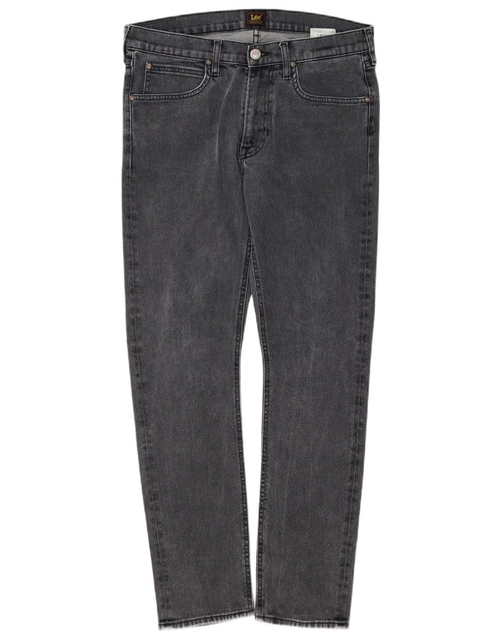 Jeans Lee Luke Slim da uomo W33 L30 in cotone grigio