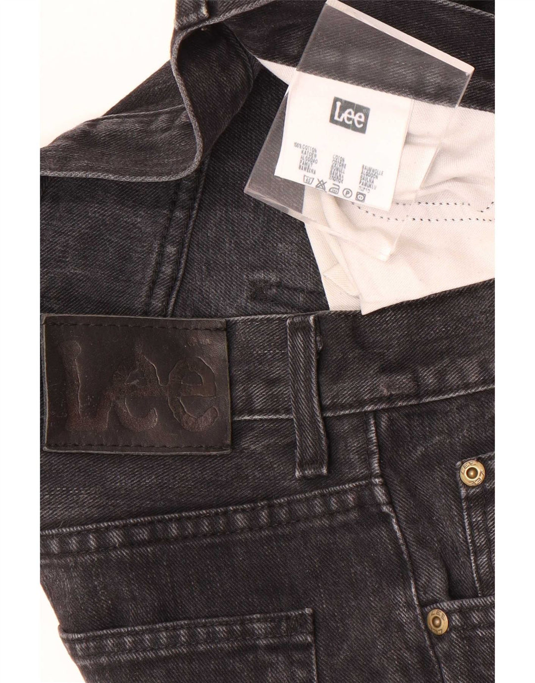 Jeans Lee da uomo Denver Bootcut W33 L36 cotone nero
