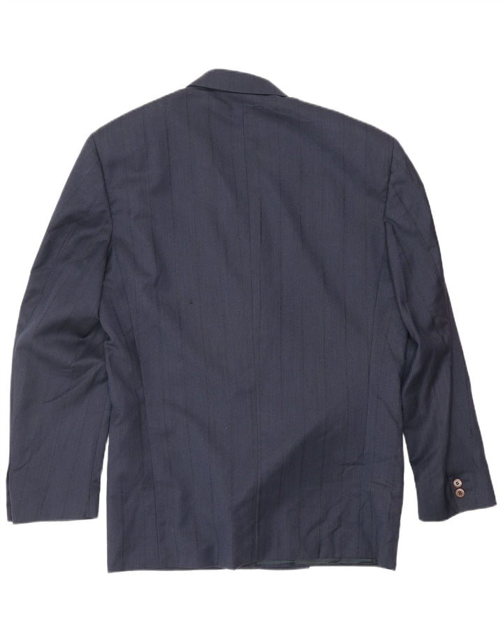 GIANNI VERSACE Abito da uomo in 2 pezzi UK 40 Large W30 L30 Blu navy Classico