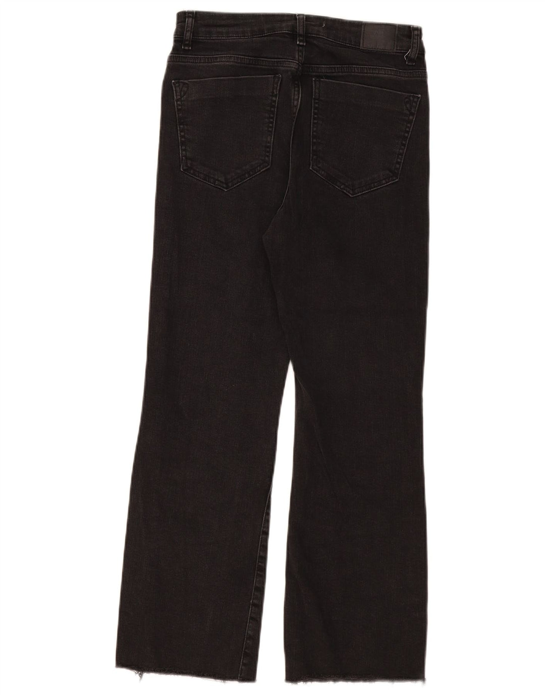 Jeans dritti da donna Zara EU 38 piccoli W28 L26 neri