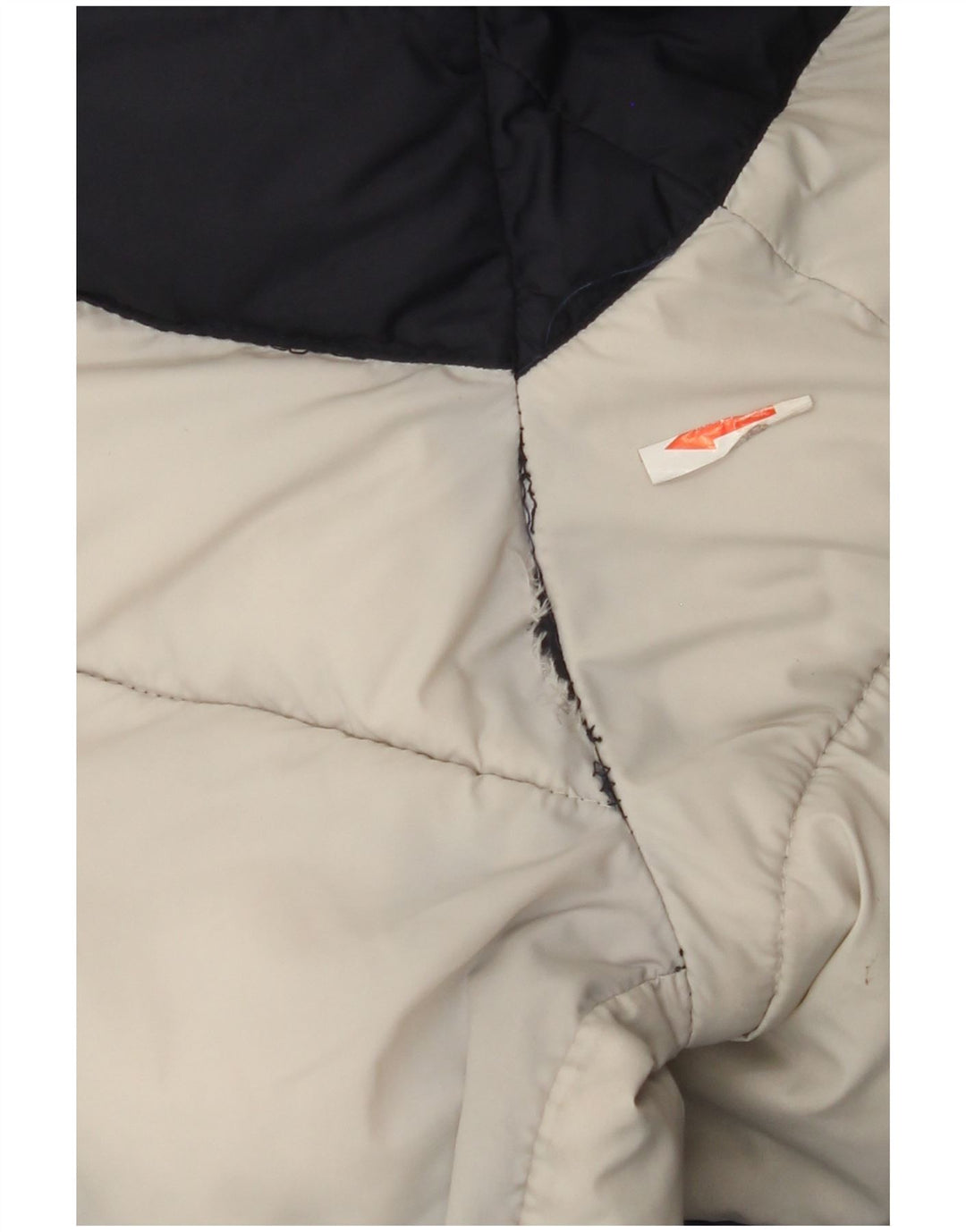 Giacca imbottita con cappuccio da uomo Tommy Hilfiger UK 36 piccola nylon multicolore