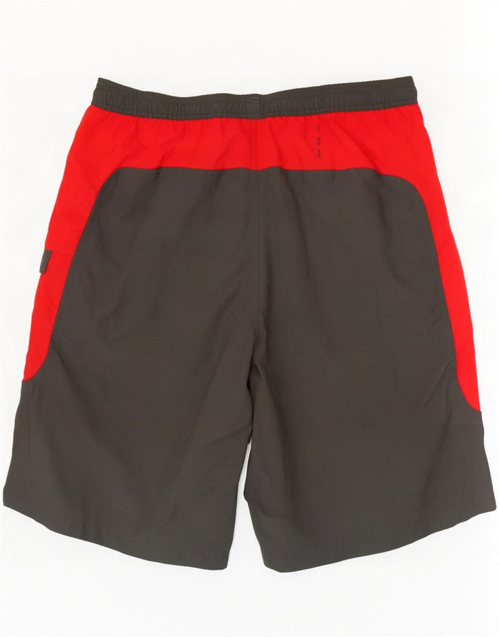 Pantaloncini da bagno da uomo Adidas XL grigio color block in poliammide