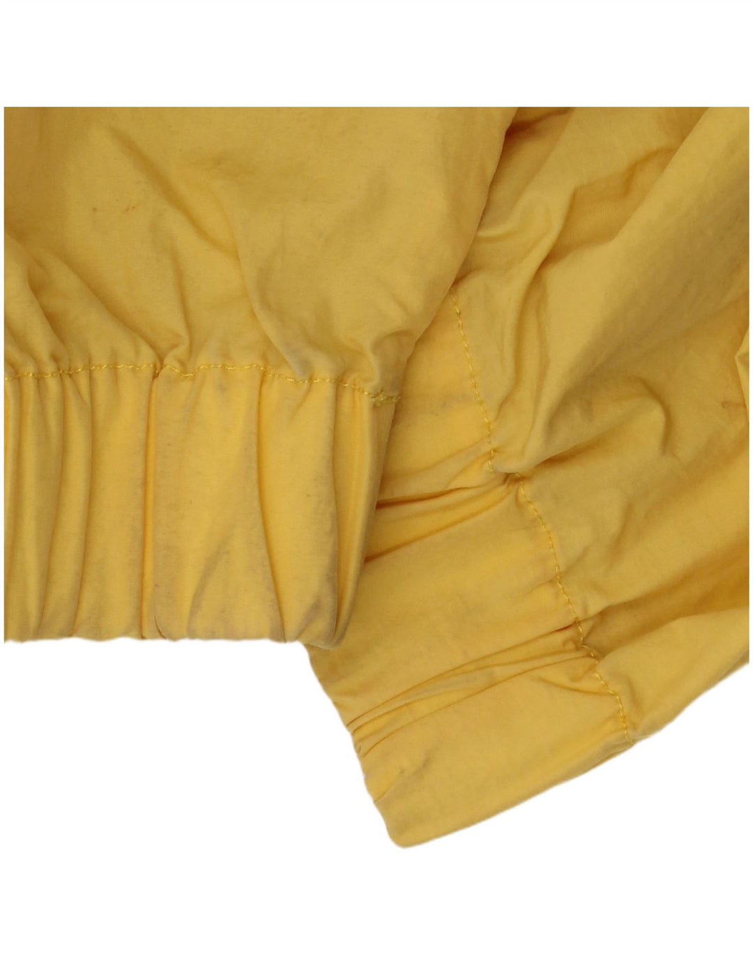 Giacca antipioggia con cappuccio da uomo Tommy Hilfiger UK 38 nylon giallo medio