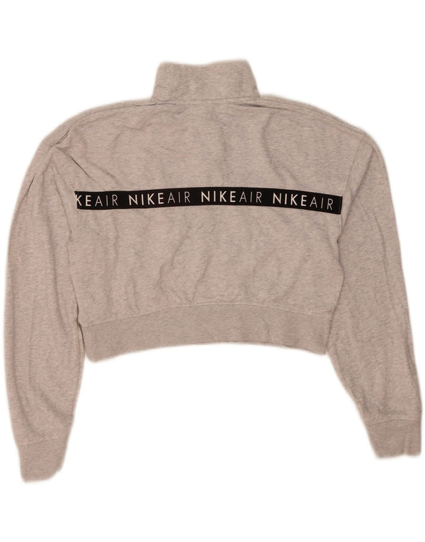Felpa da donna Nike Nike Air Graphic Felpa UK 14 Grigio medio