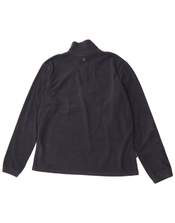 Maglione in pile da donna con collo e zip Mountain Warehouse UK 16 Large Blu Navy