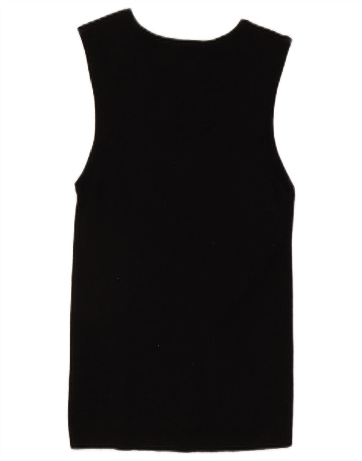 Canotta da donna Marks & Spencer UK 16 grande in viscosa nera