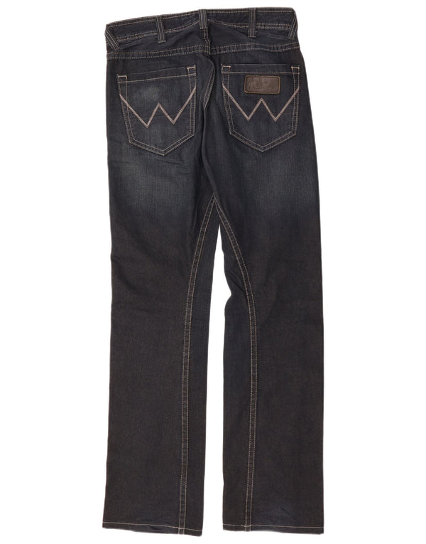 Jeans dritti Clyde da uomo Wrangler W31 L34 cotone blu navy