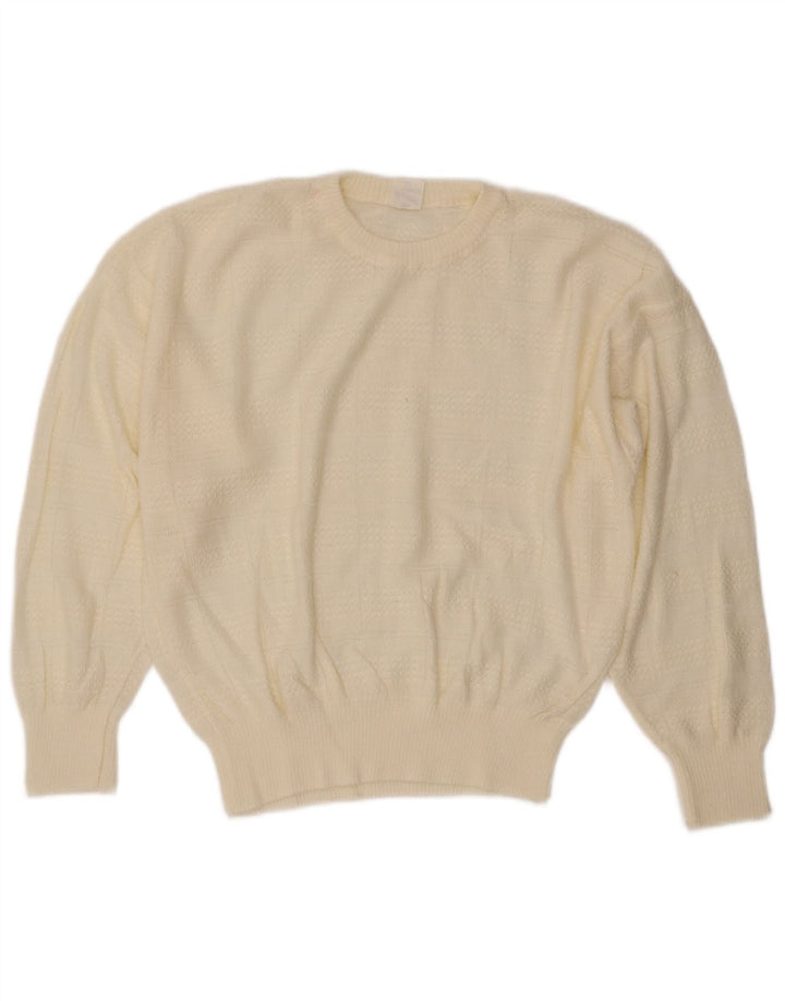 Maglione maglione girocollo da donna Apart EU 44 XL bianco sporco