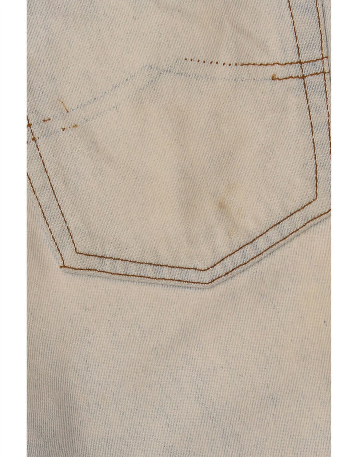 Pantaloncini di jeans grafici da uomo Casucci W30 Blu medio