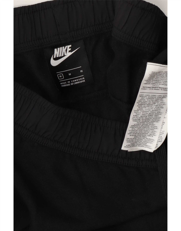 Pantaloni da tuta con grafica Nike da uomo, pantaloni da jogging, cotone medio nero