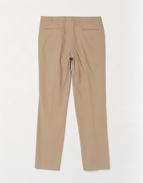 Pantaloni chino con pegging da uomo Marks & Spencer W36 L33 in cotone beige