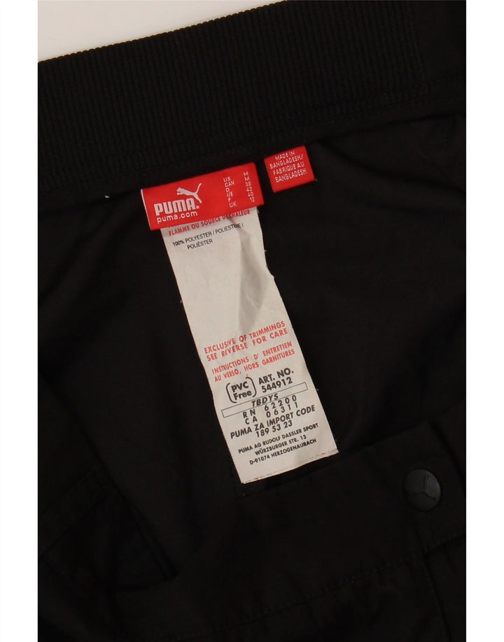 Bermuda PUMA da donna UK 12 Medium W30 Poliestere nero