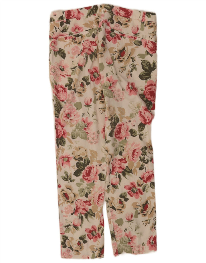 Pantaloni cropped da donna Seventy IT 44 medio W30 L26 floreale multicolore