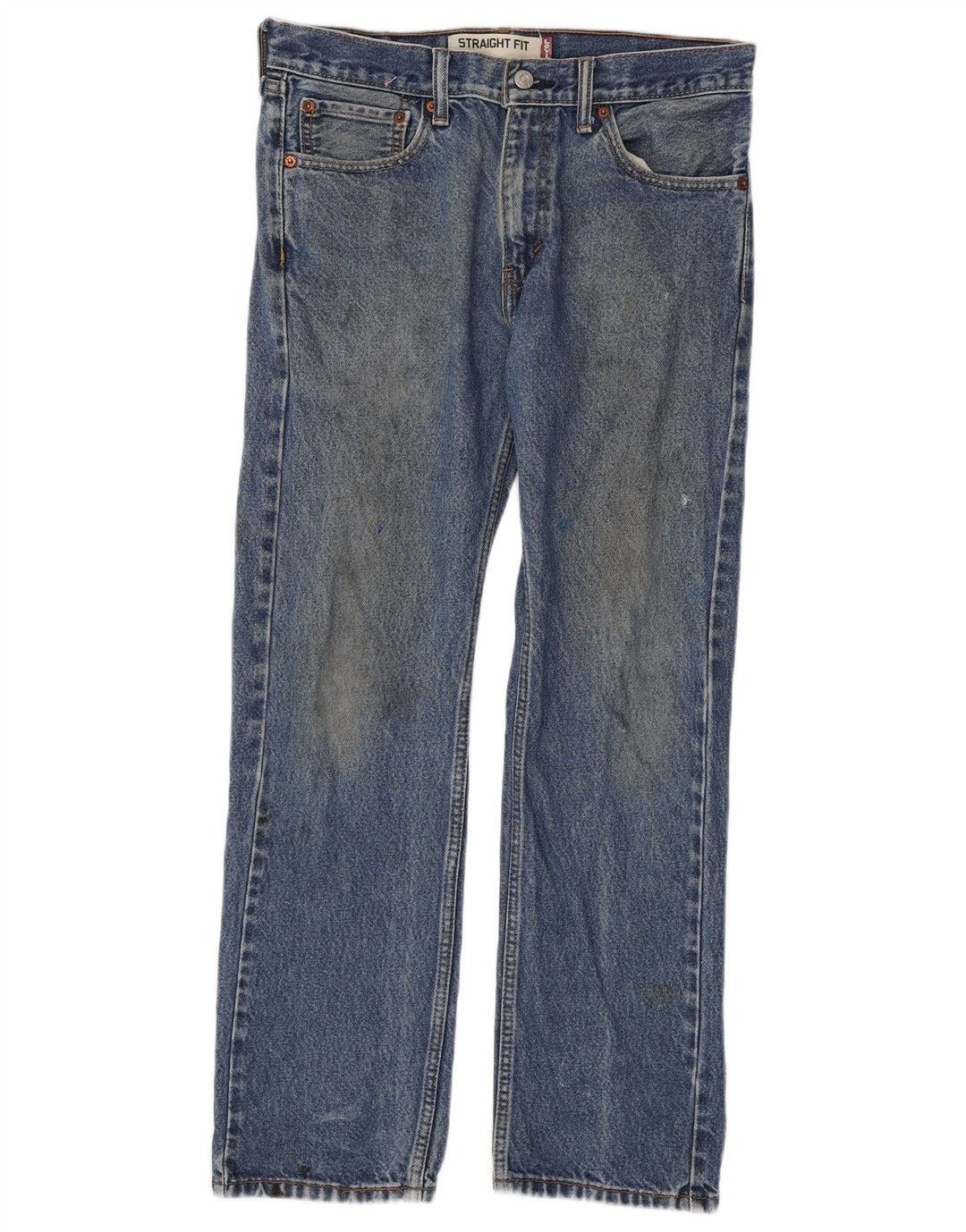 LEVI'S Jeans dritti da uomo 505 W31 L30 cotone blu
