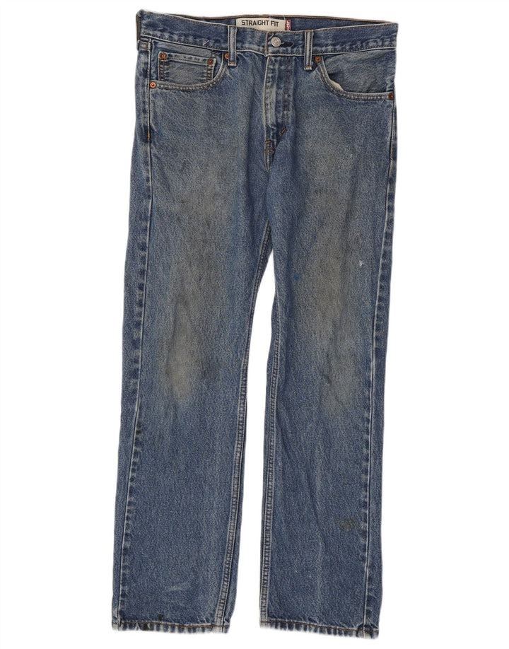 LEVI'S Jeans dritti da uomo 505 W31 L30 cotone blu