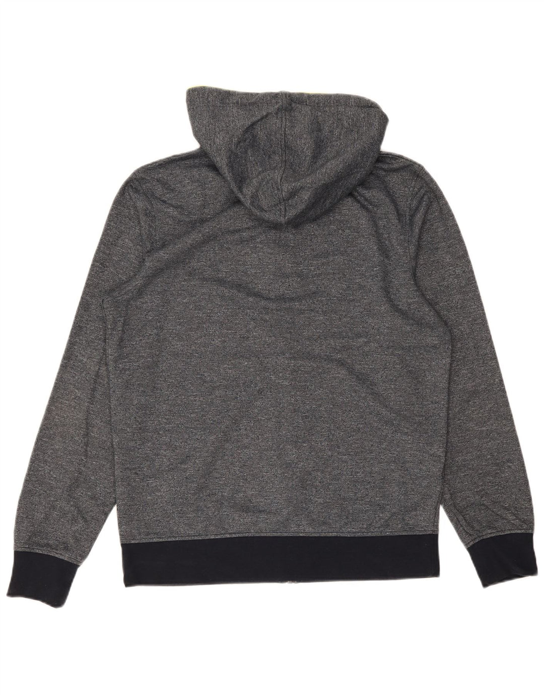 Maglione con cappuccio e zip da uomo Jack & Jones in cotone screziato grigio medio