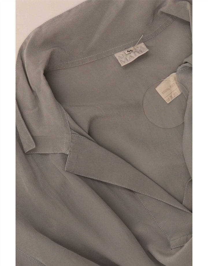 Polo Donna Andrea Mare IT 48 XL Seta Grigia