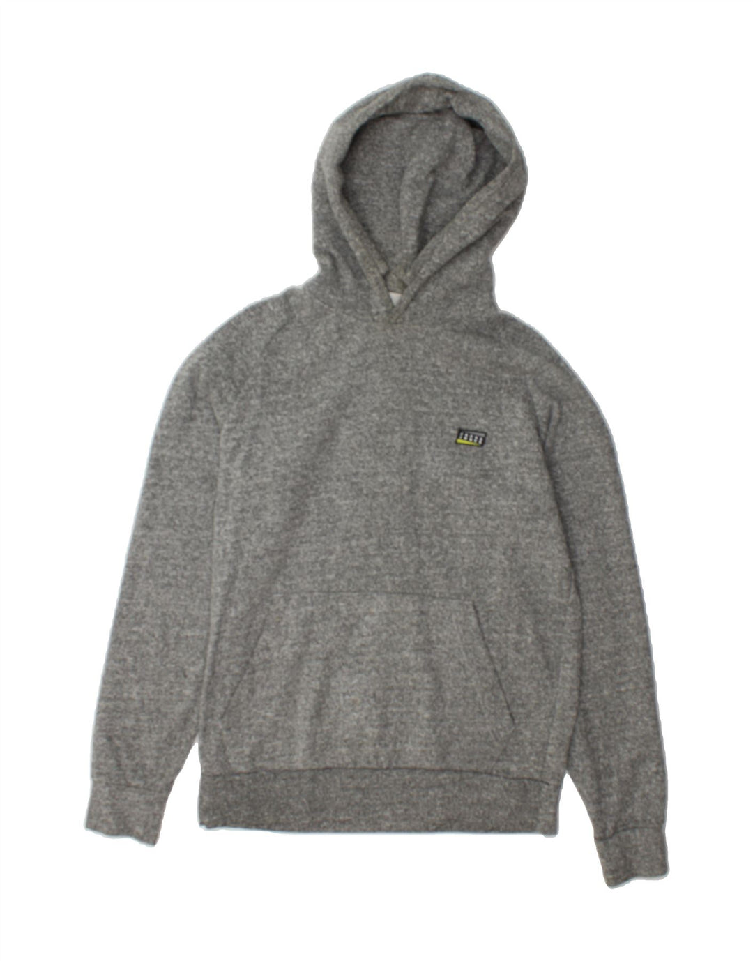 JACK & JONES Mens Hoodie Jumper Medium Grey Flecked Vintage Jack & Jones and Second-Hand Jack & Jones from Messina Hembry 