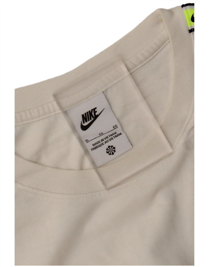 T-shirt grafica da uomo Nike Top XL White Colourblock